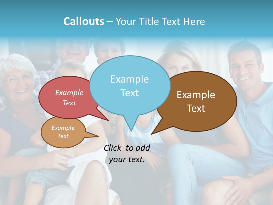 Senior Portrait Young PowerPoint Template