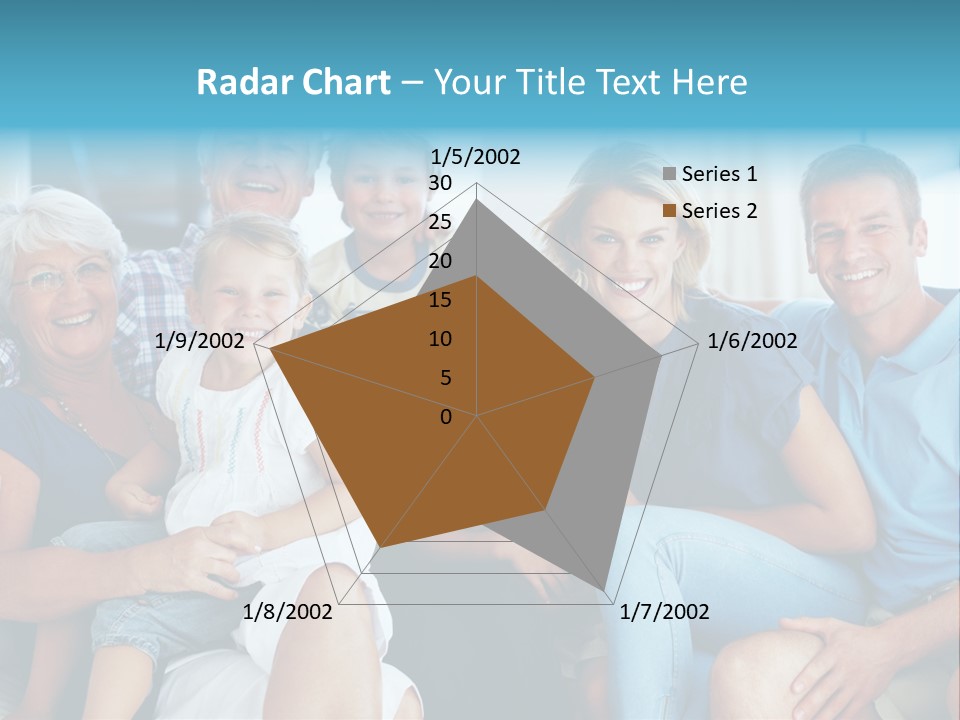 Senior Portrait Young PowerPoint Template