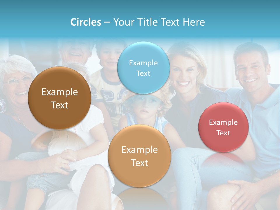 Senior Portrait Young PowerPoint Template