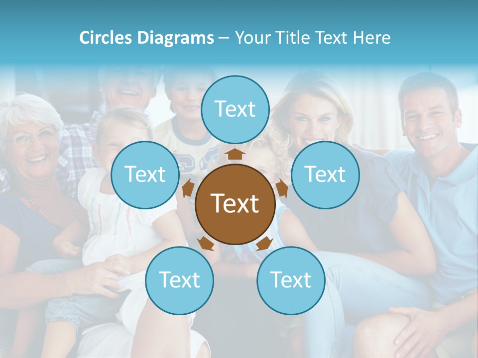 Senior Portrait Young PowerPoint Template