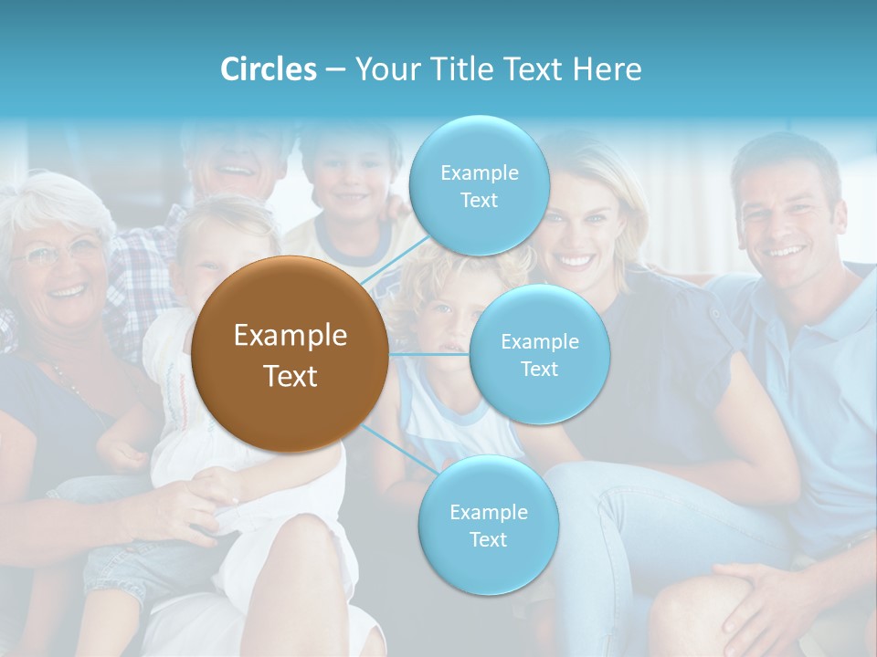 Senior Portrait Young PowerPoint Template