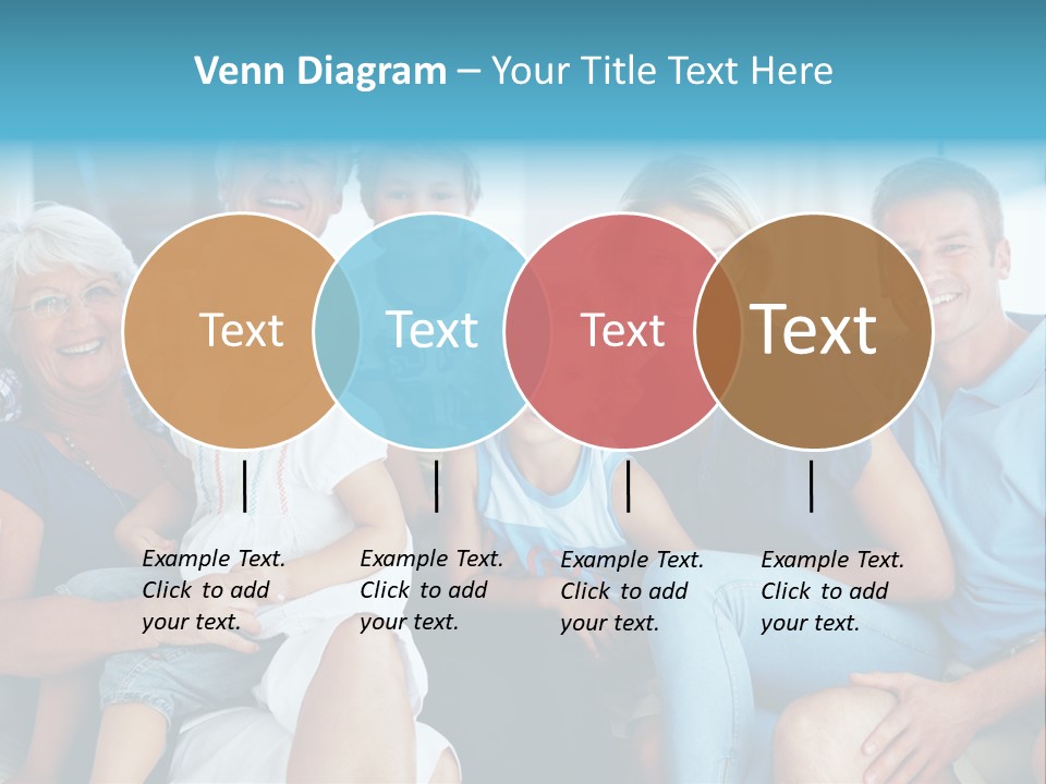 Senior Portrait Young PowerPoint Template