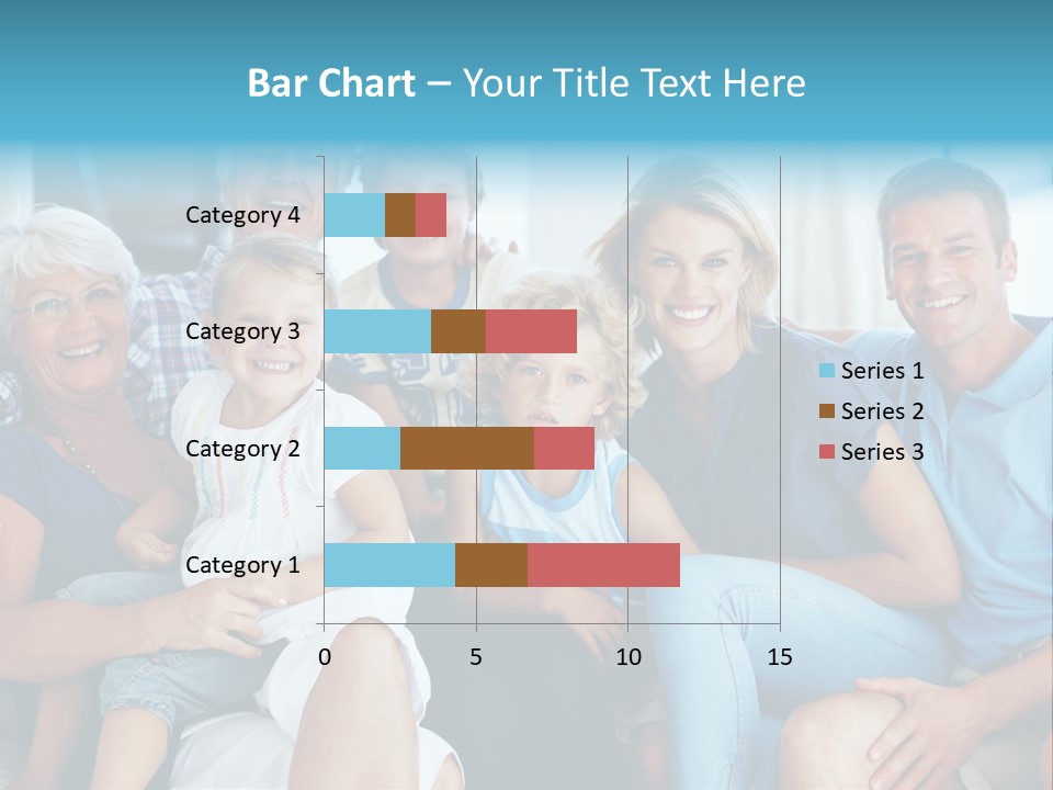 Senior Portrait Young PowerPoint Template