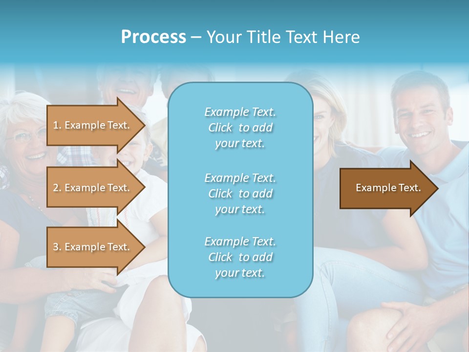 Senior Portrait Young PowerPoint Template