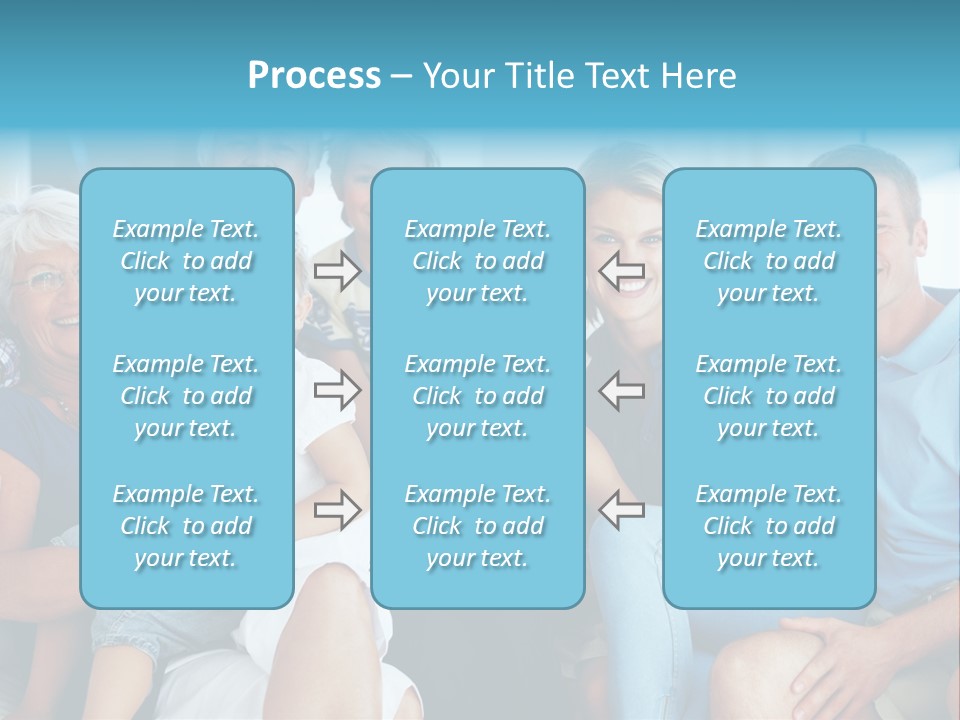 Senior Portrait Young PowerPoint Template