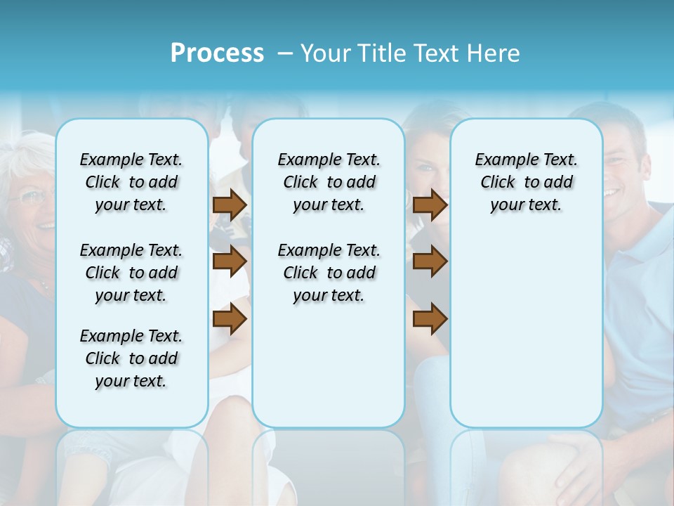 Senior Portrait Young PowerPoint Template