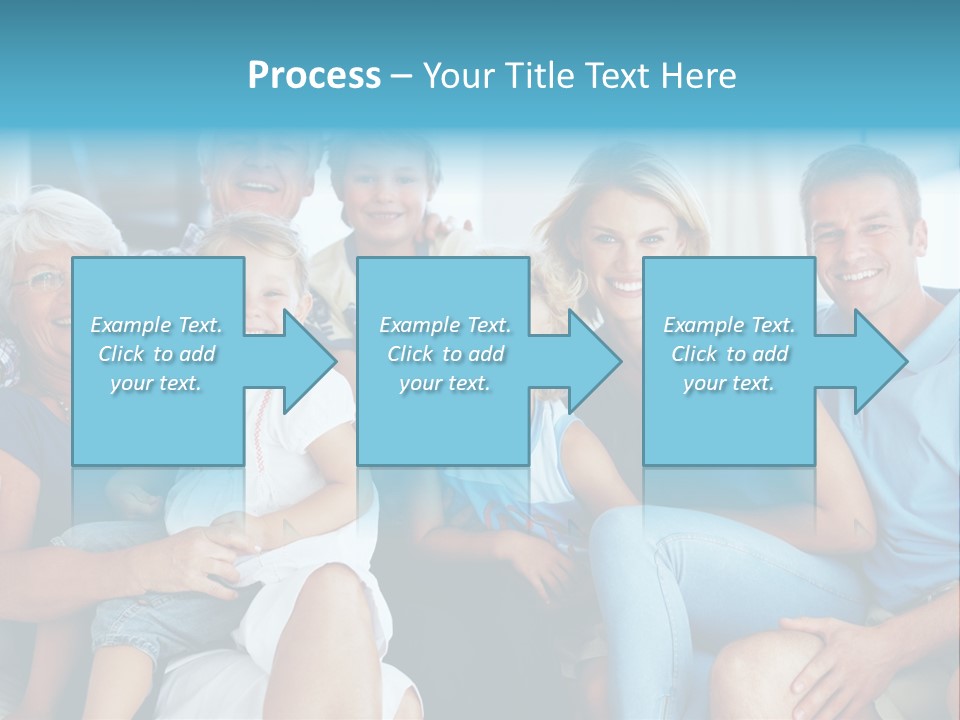 Senior Portrait Young PowerPoint Template