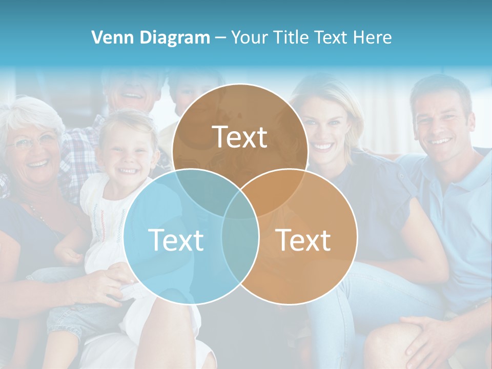 Senior Portrait Young PowerPoint Template