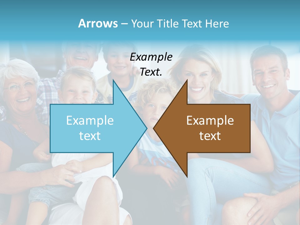 Senior Portrait Young PowerPoint Template