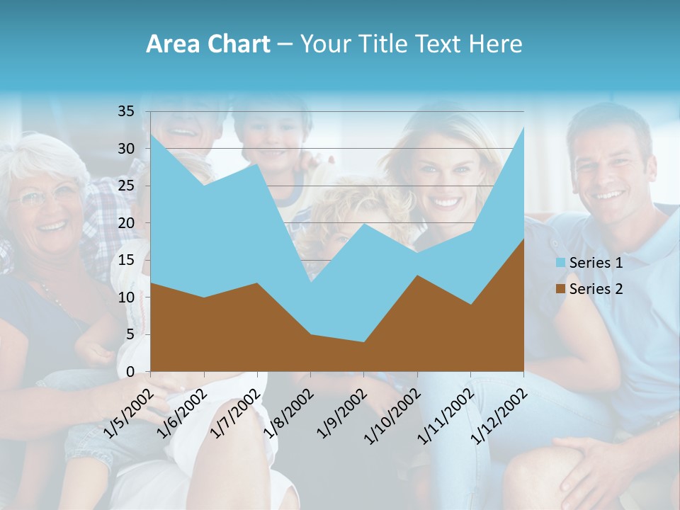 Senior Portrait Young PowerPoint Template