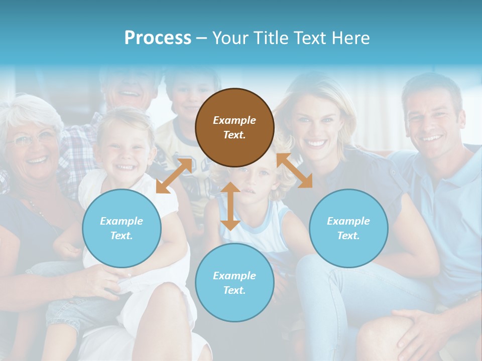 Senior Portrait Young PowerPoint Template