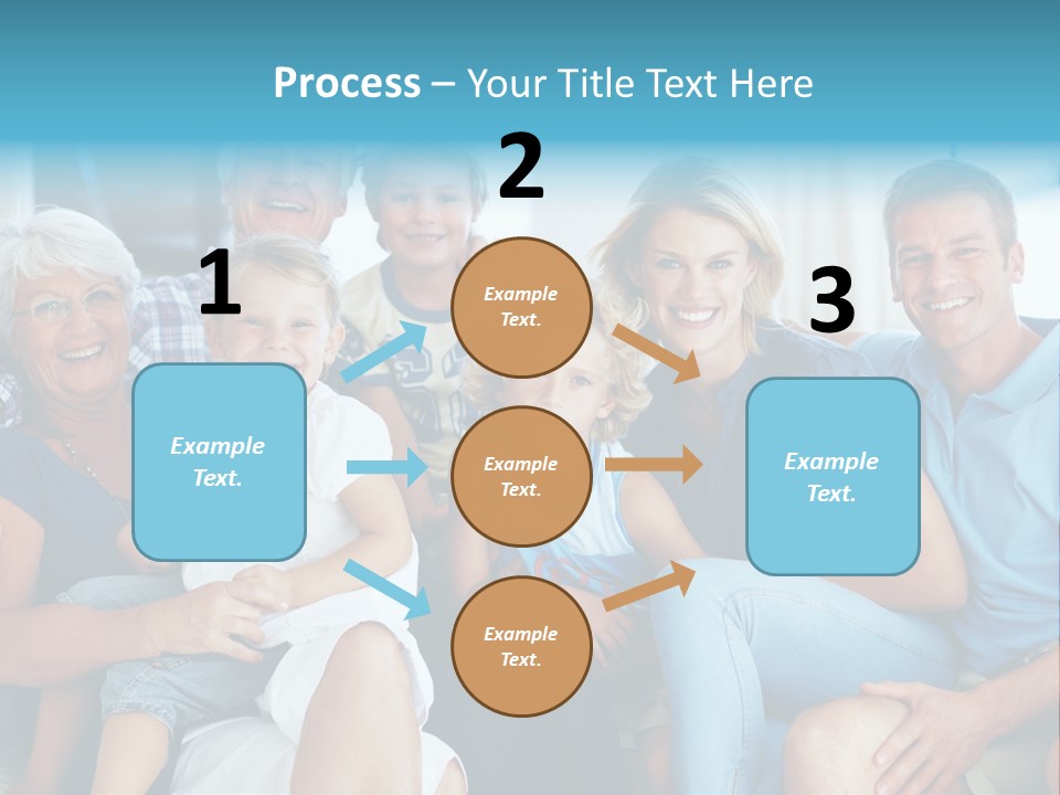 Senior Portrait Young PowerPoint Template