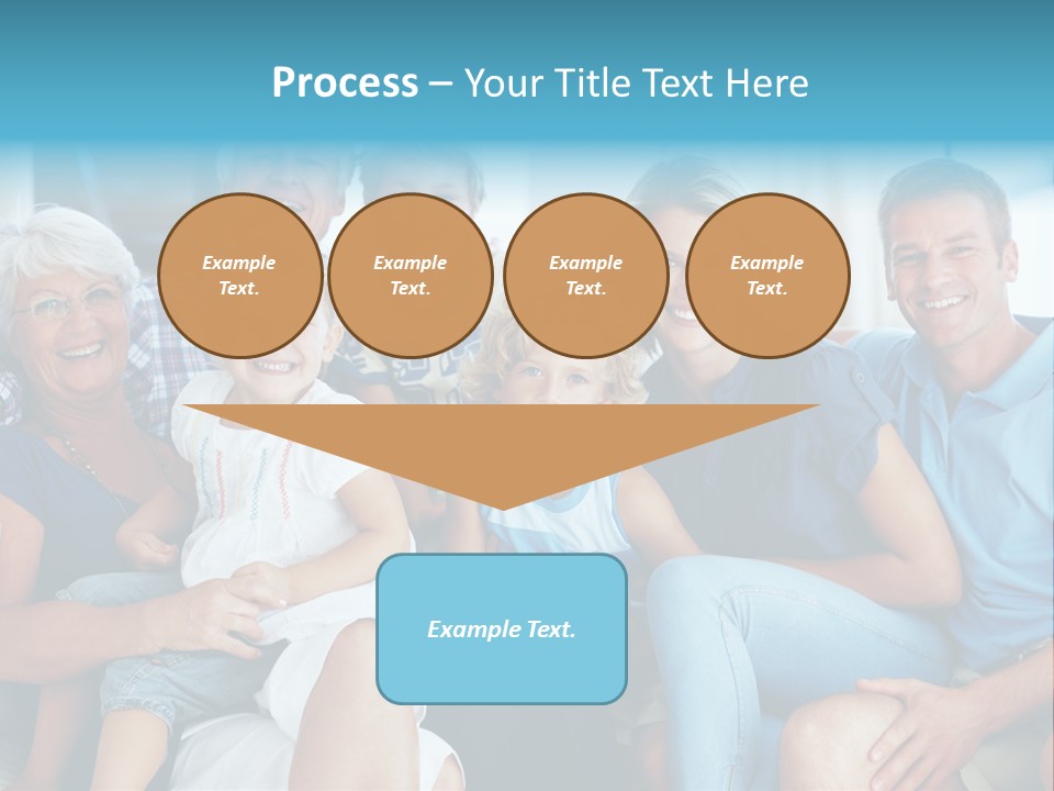 Senior Portrait Young PowerPoint Template