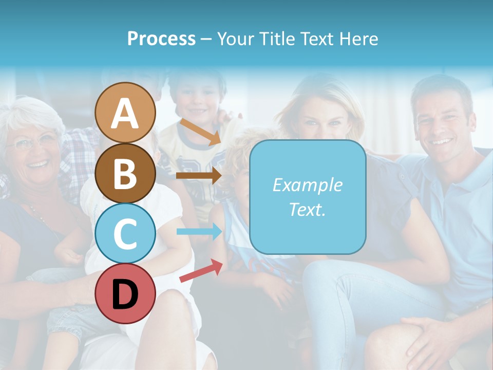 Senior Portrait Young PowerPoint Template