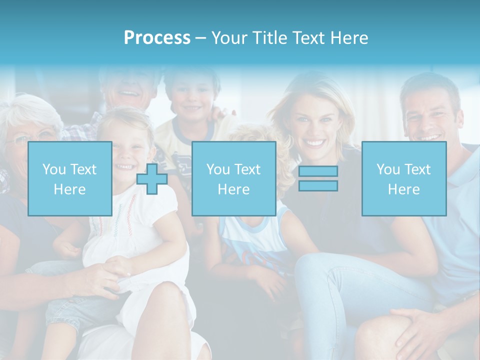 Senior Portrait Young PowerPoint Template