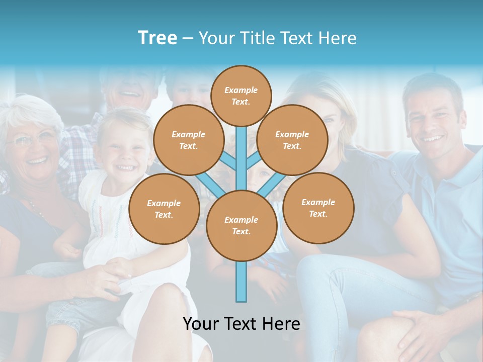 Senior Portrait Young PowerPoint Template