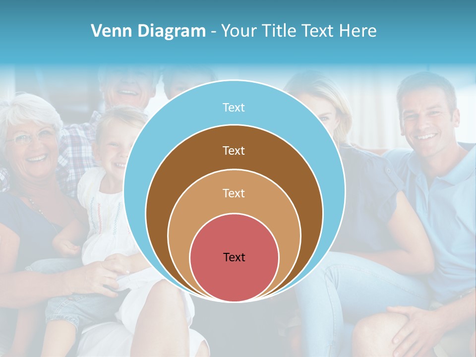 Senior Portrait Young PowerPoint Template