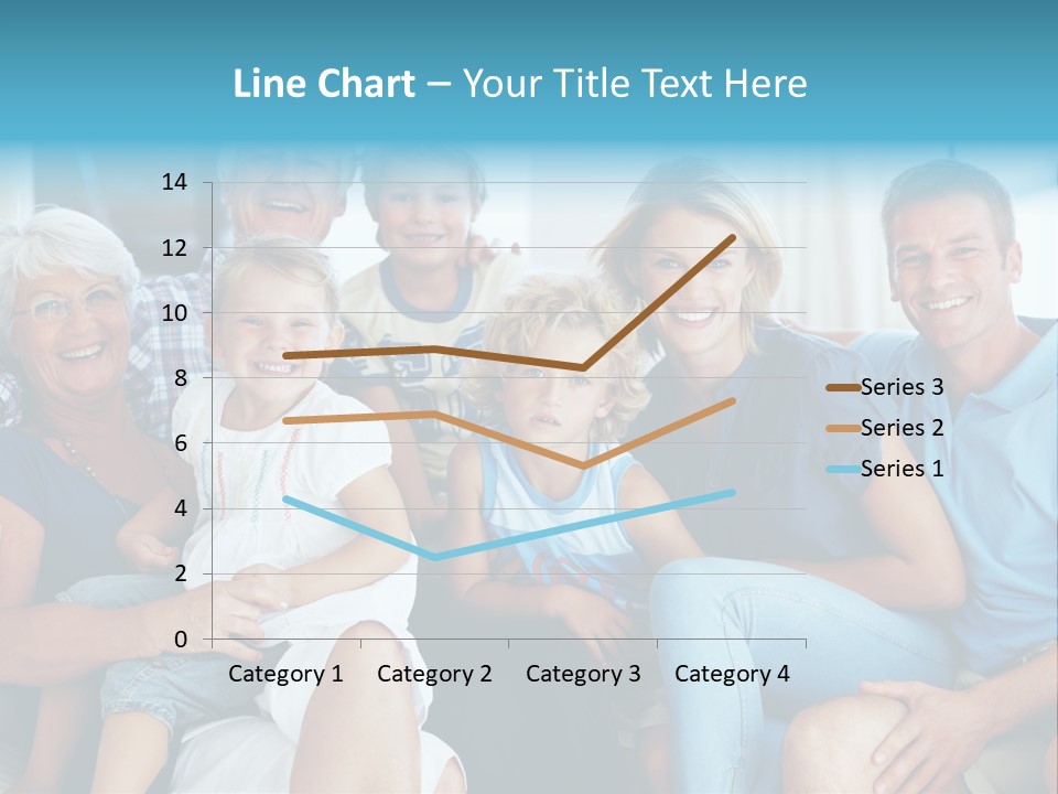 Senior Portrait Young PowerPoint Template
