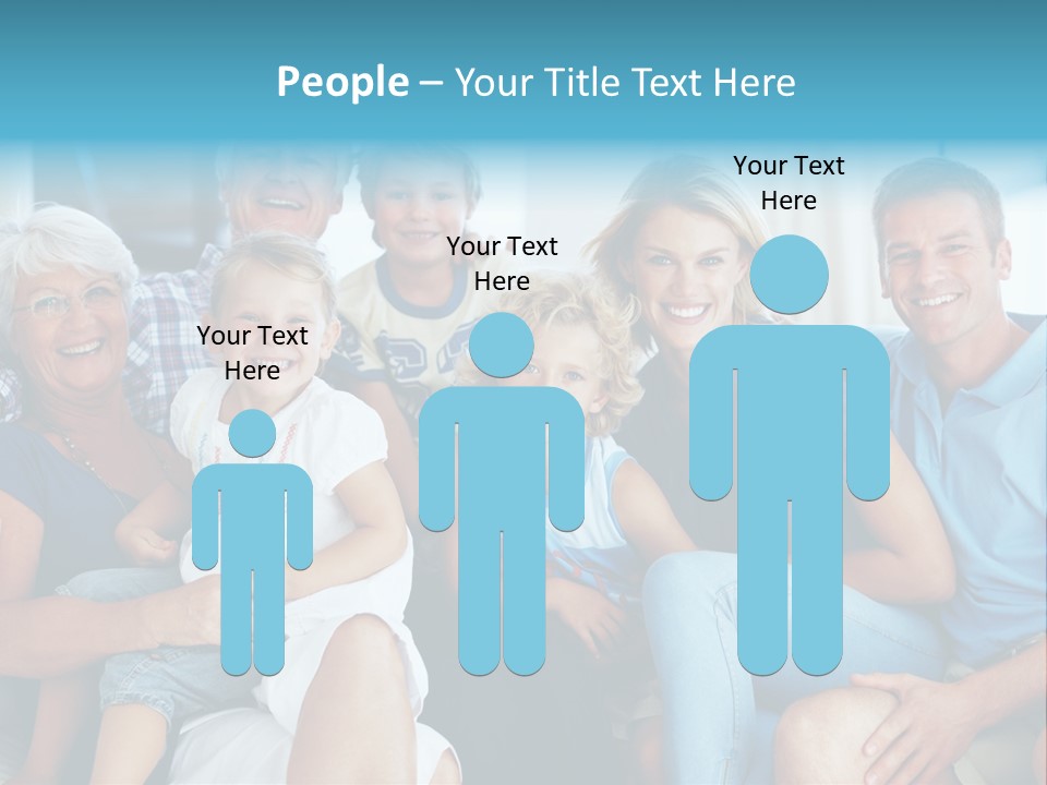 Senior Portrait Young PowerPoint Template