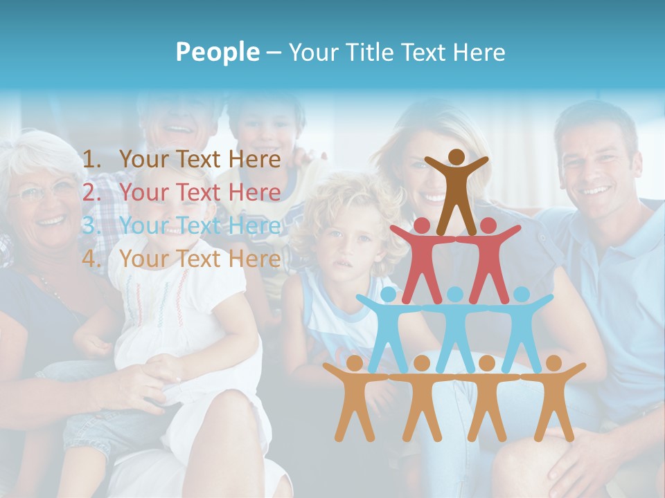 Senior Portrait Young PowerPoint Template