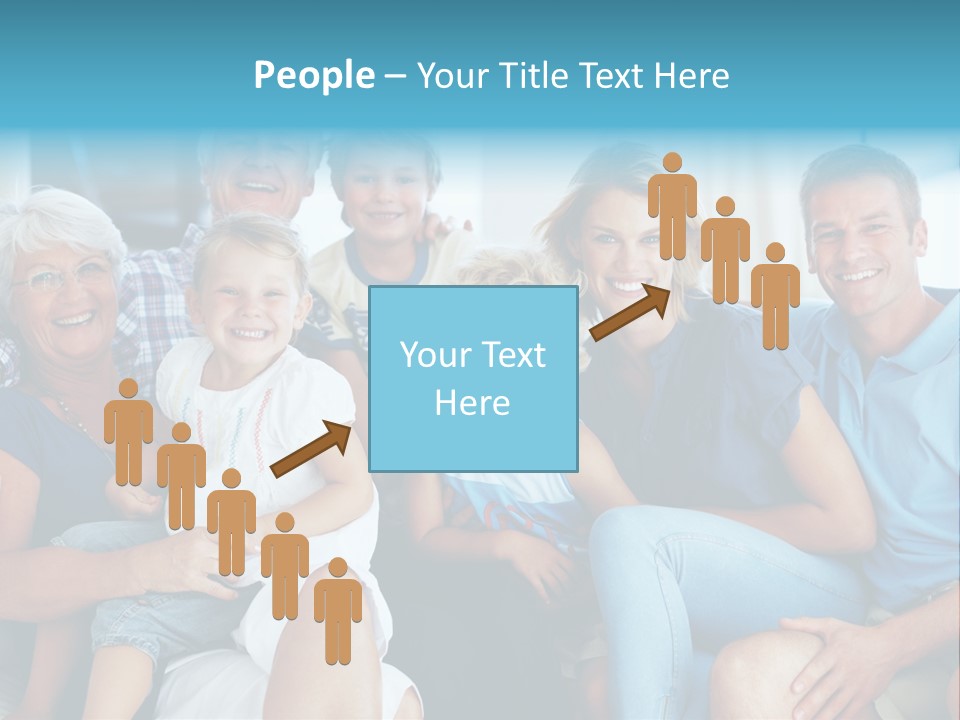 Senior Portrait Young PowerPoint Template