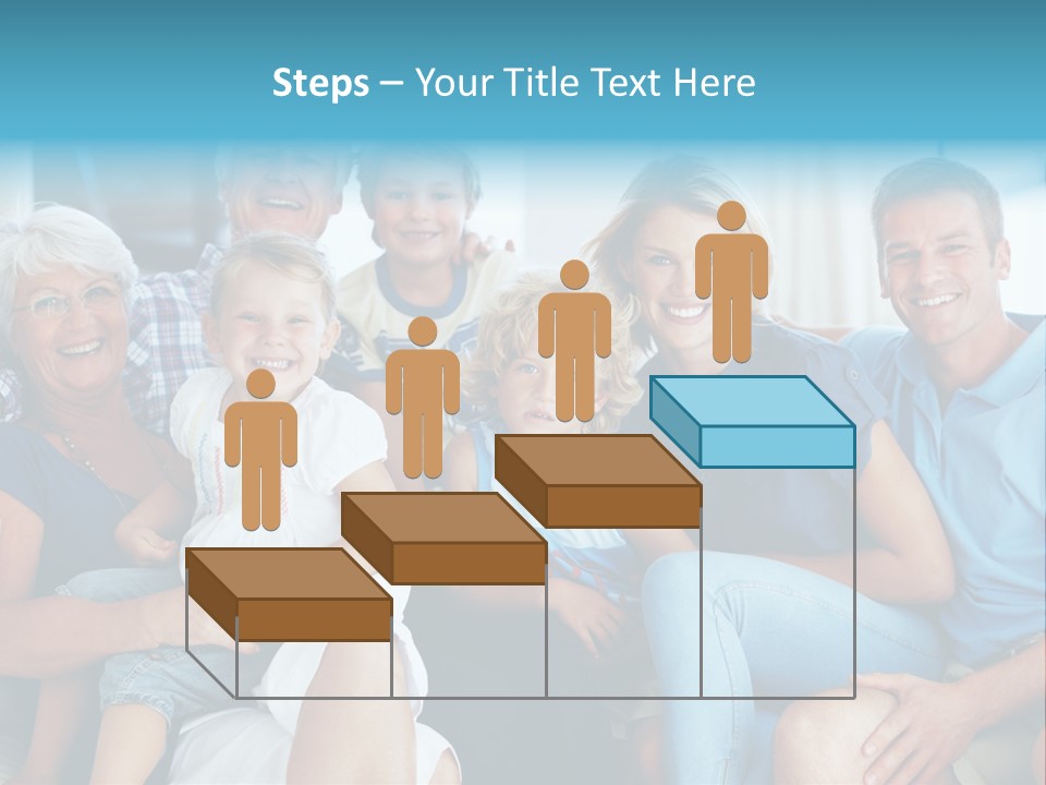 Senior Portrait Young PowerPoint Template