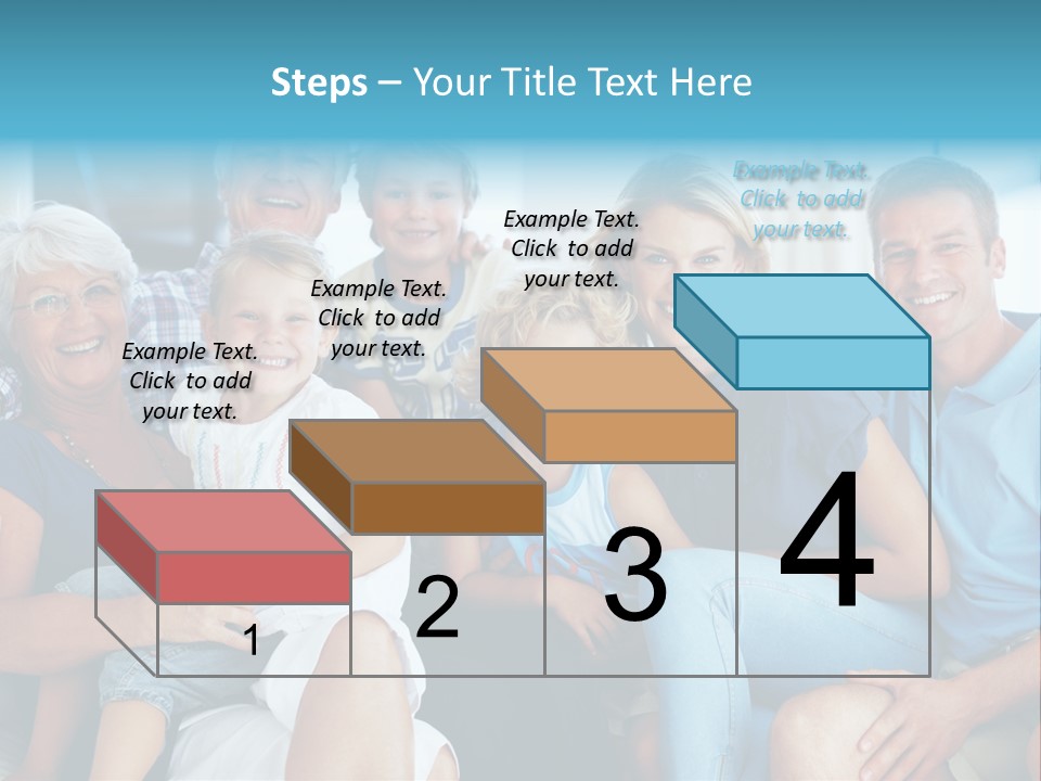 Senior Portrait Young PowerPoint Template