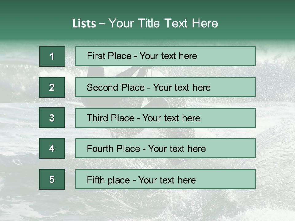Sporting Resort Famous PowerPoint Template