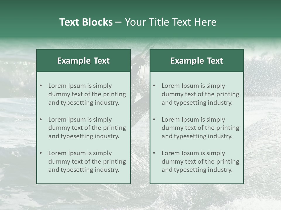 Sporting Resort Famous PowerPoint Template