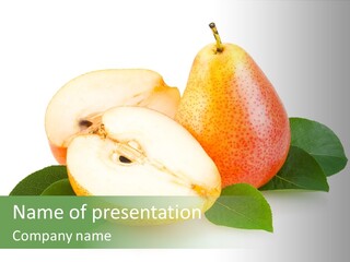Sweet Green Juicy PowerPoint Template