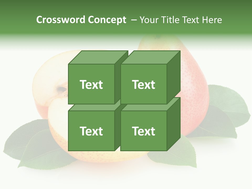 Sweet Green Juicy PowerPoint Template