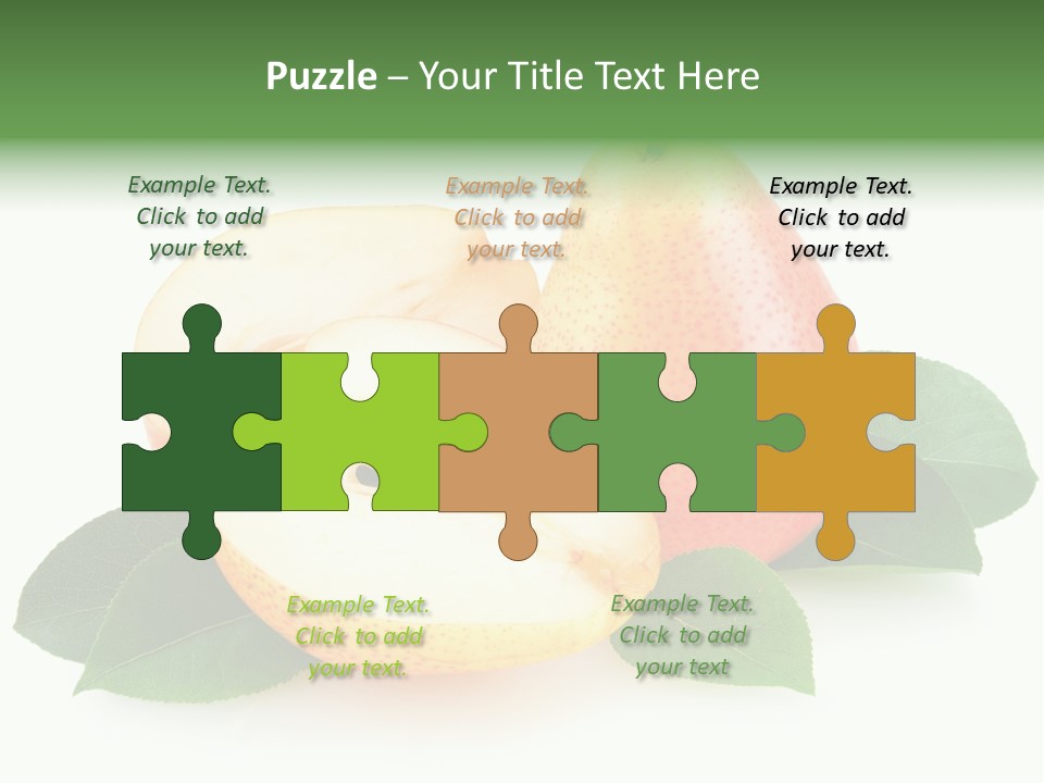 Sweet Green Juicy PowerPoint Template