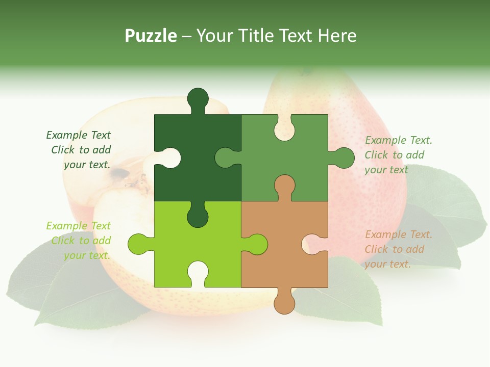 Sweet Green Juicy PowerPoint Template