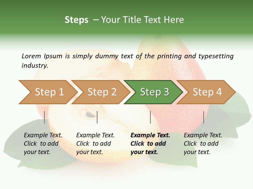 Sweet Green Juicy PowerPoint Template