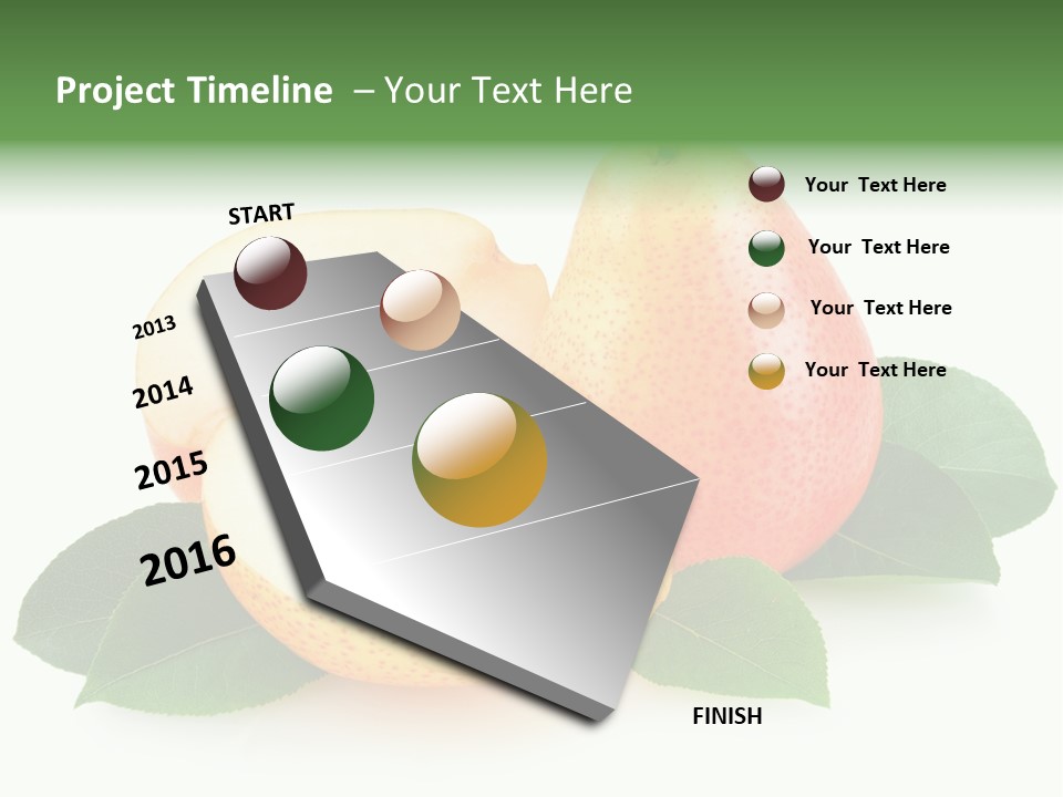 Sweet Green Juicy PowerPoint Template