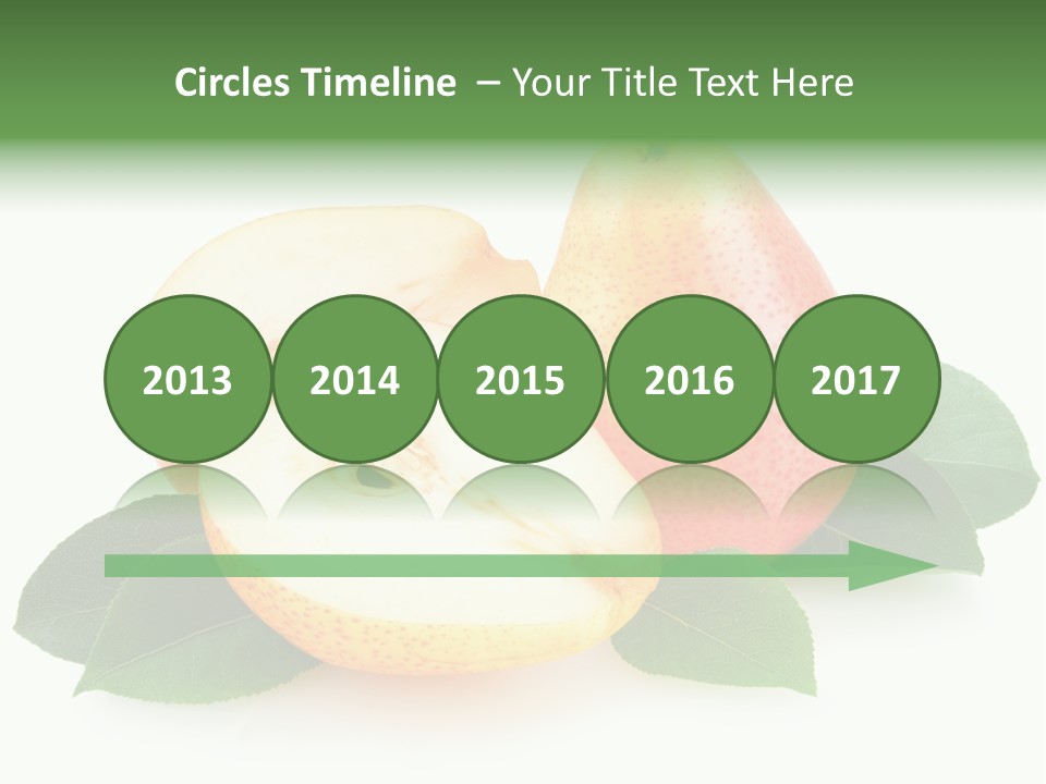 Sweet Green Juicy PowerPoint Template
