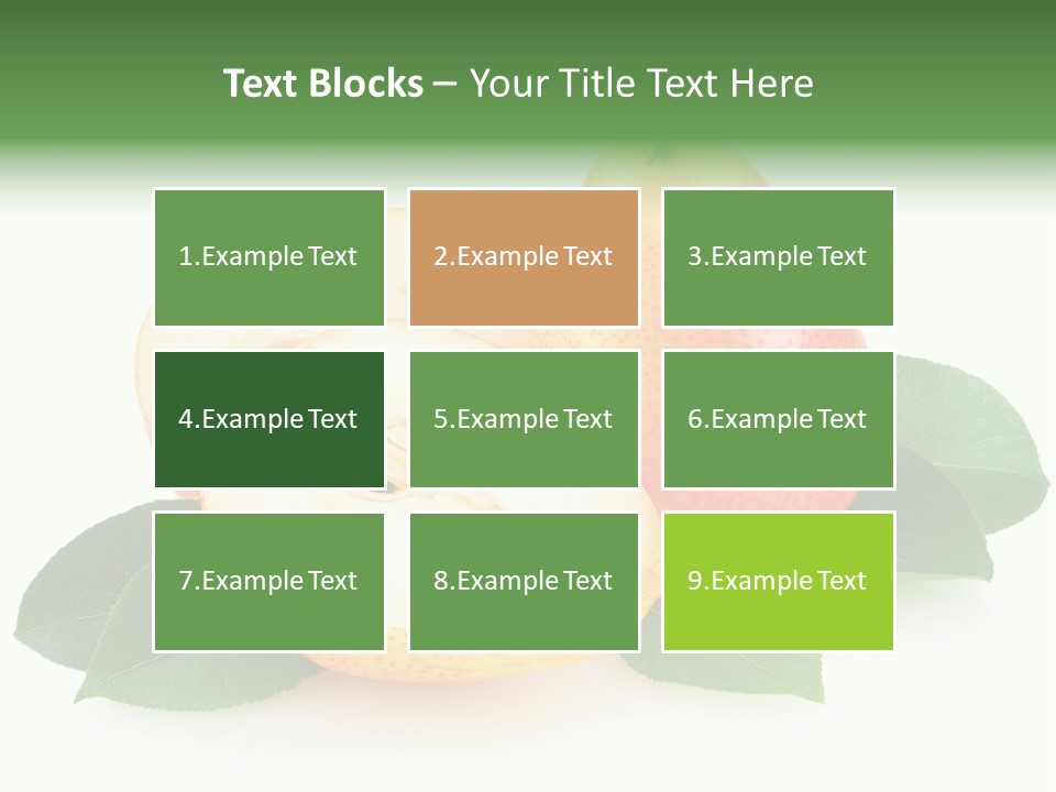 Sweet Green Juicy PowerPoint Template