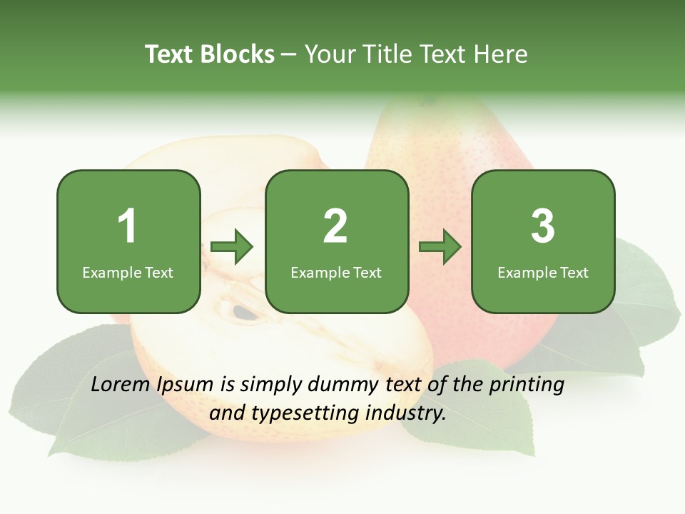 Sweet Green Juicy PowerPoint Template