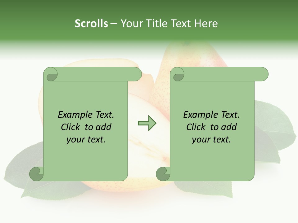 Sweet Green Juicy PowerPoint Template
