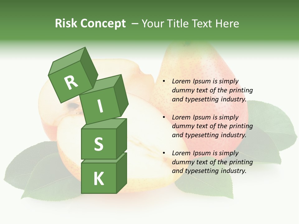Sweet Green Juicy PowerPoint Template