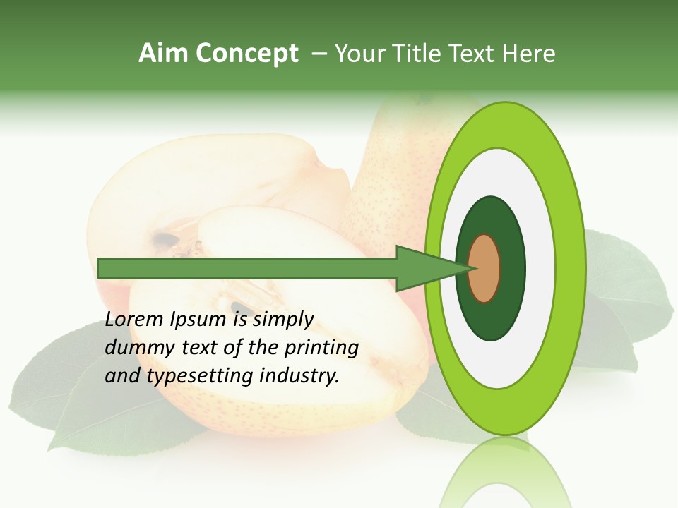 Sweet Green Juicy PowerPoint Template