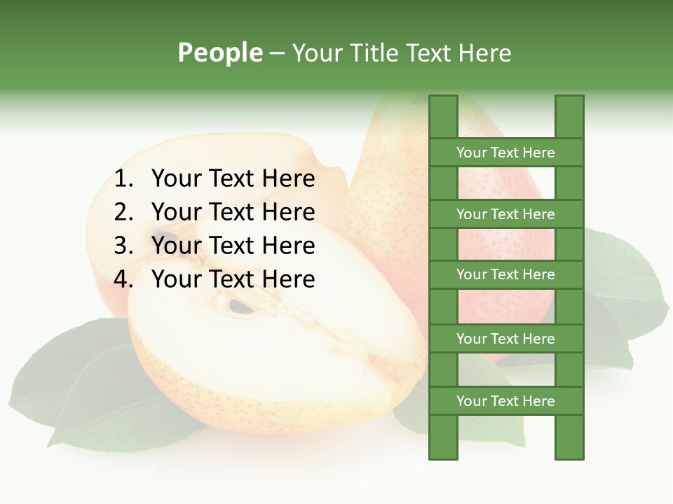 Sweet Green Juicy PowerPoint Template