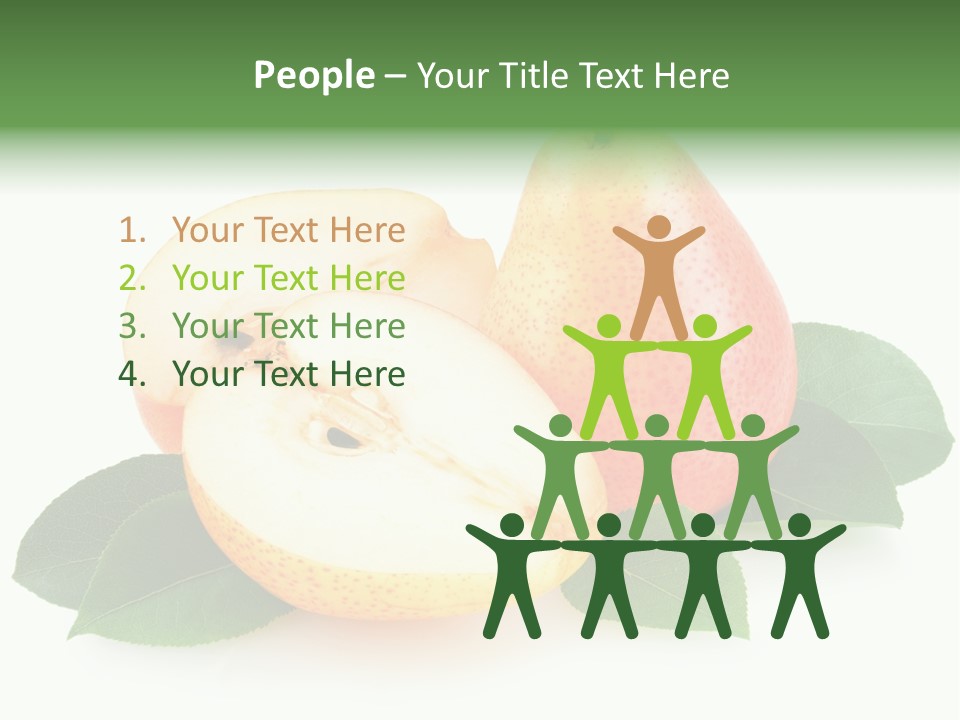 Sweet Green Juicy PowerPoint Template