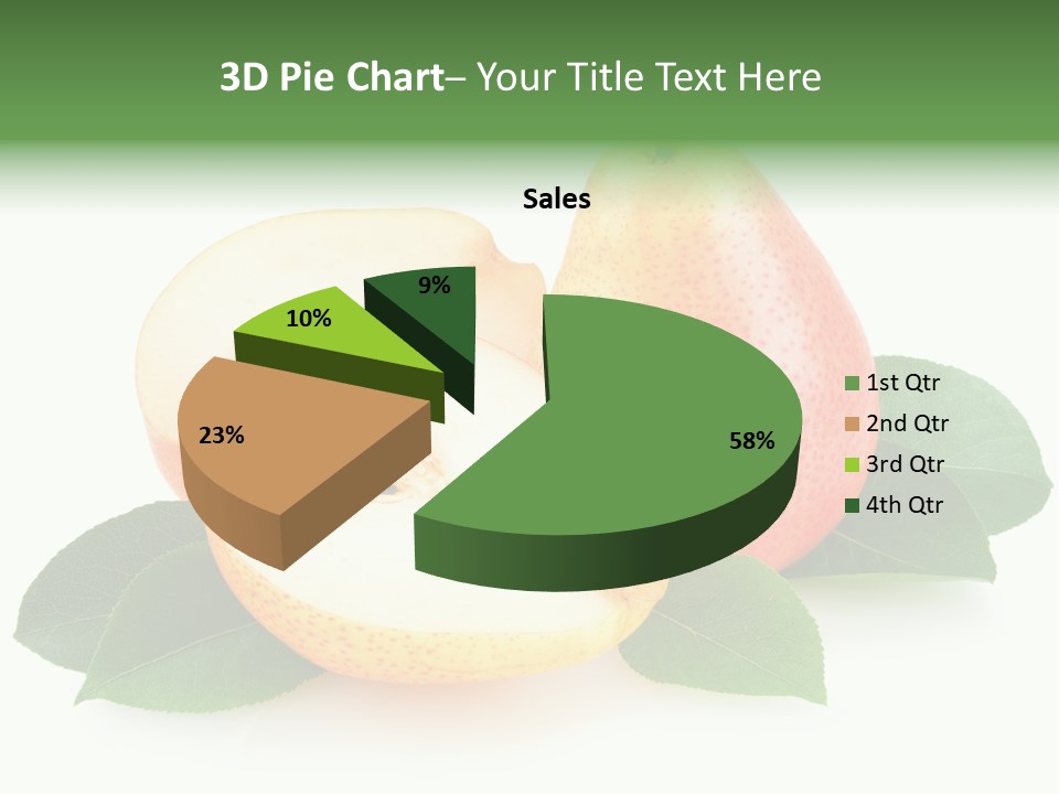 Sweet Green Juicy PowerPoint Template