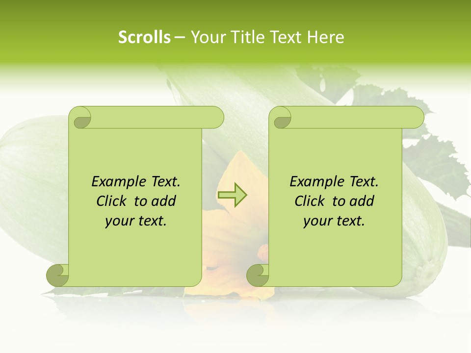 Yellow Two White PowerPoint Template