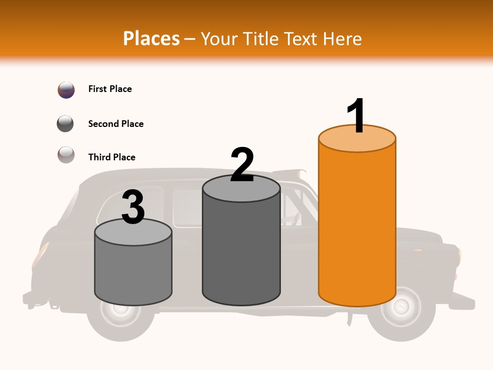Vintage Black London PowerPoint Template