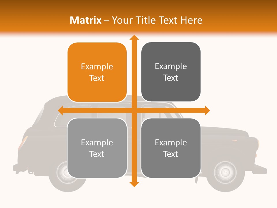 Vintage Black London PowerPoint Template