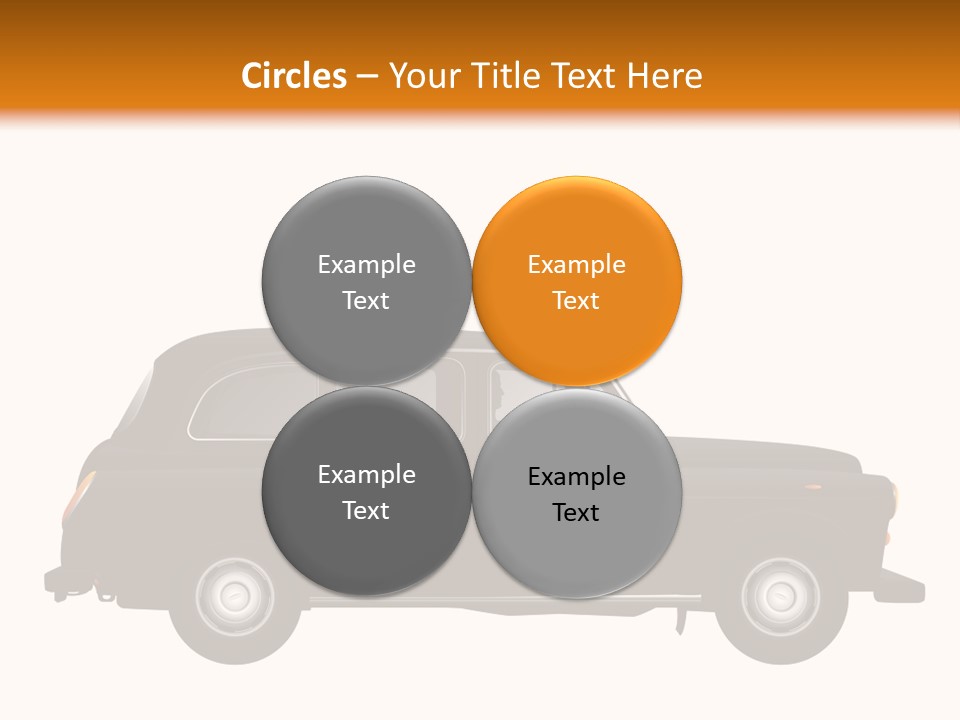 Vintage Black London PowerPoint Template