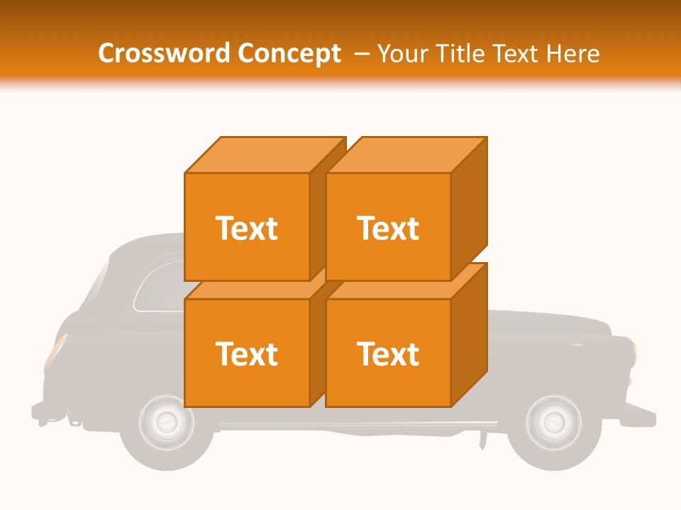 Vintage Black London PowerPoint Template