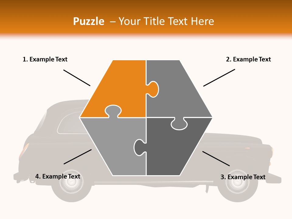 Vintage Black London PowerPoint Template